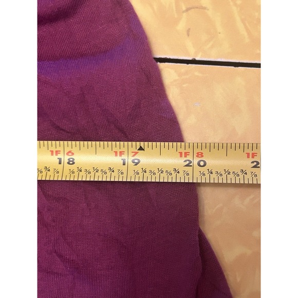 VTG Y2K Self Esteem Purple Babydoll Top Blouse Women's Size Small Whimsy 00s - Picture 6 of 6